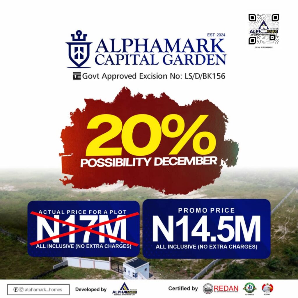 Experience Luxury, Class, and Growth at ALPHAMARK CAPITAL GARDEN!End the year by making the smartest move yet invest in