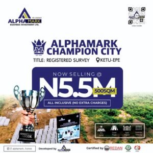 Alphamark Champions City Ketu Omu, Epe